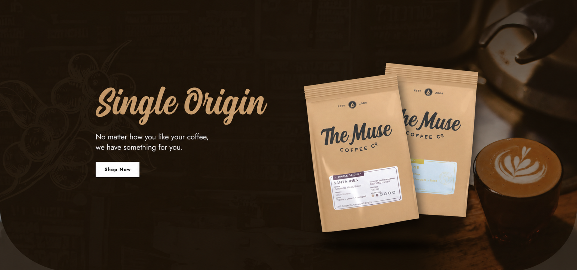 The Muse Coffee Company exceptional single-origin coffee roasted in-house