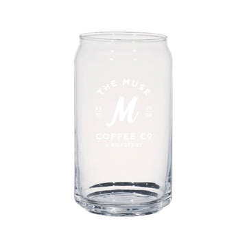 Muse Logo Can Glass